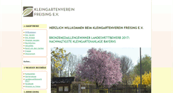 Desktop Screenshot of kleingarten-freising.de